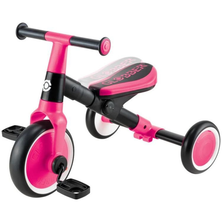 Globber - Tříkolka / odrážedlo Learning Trike Fuchsia pink