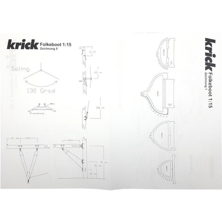 Krick Folkeboot 1:15 kit