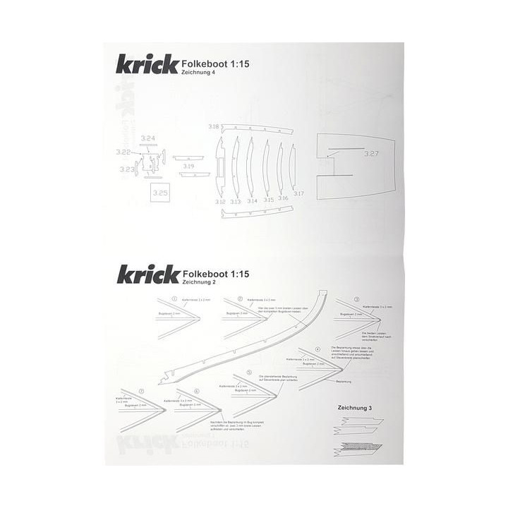 Krick Folkeboot 1:15 kit
