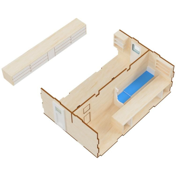 Modell-Tec Fram I. výzkumná polární loď 1:50 kit