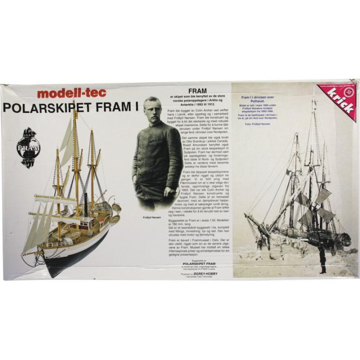 Modell-Tec Fram I. výzkumná polární loď 1:50 kit