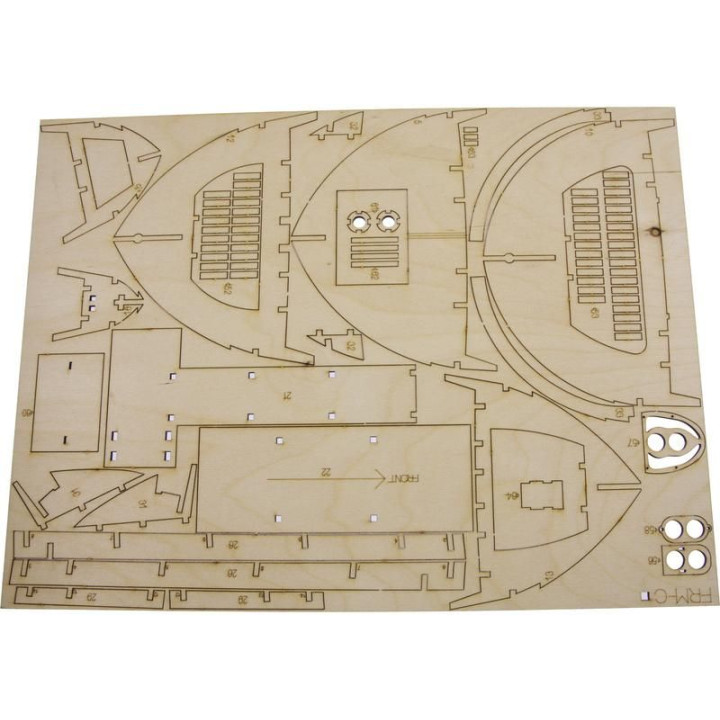 Modell-Tec Fram I. výzkumná polární loď 1:50 kit