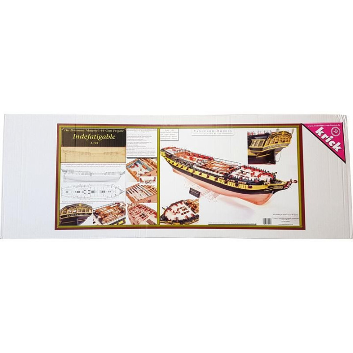 Vanguard Models HMS Indefatigable 1794 1:64 kit