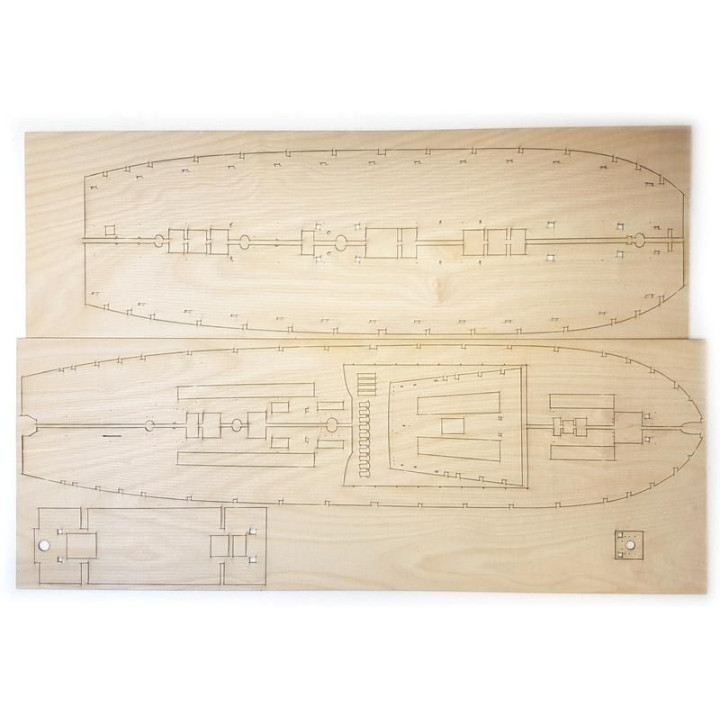 Vanguard Models HMS Indefatigable 1794 1:64 kit
