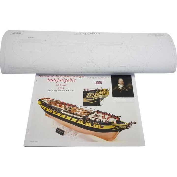 Vanguard Models HMS Indefatigable 1794 1:64 kit