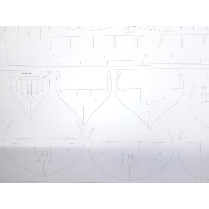 Vanguard Models HMS Indefatigable 1794 1:64 kit
