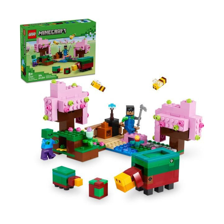 LEGO Minecraft - Zahrada s rozkvetlými třešněmi