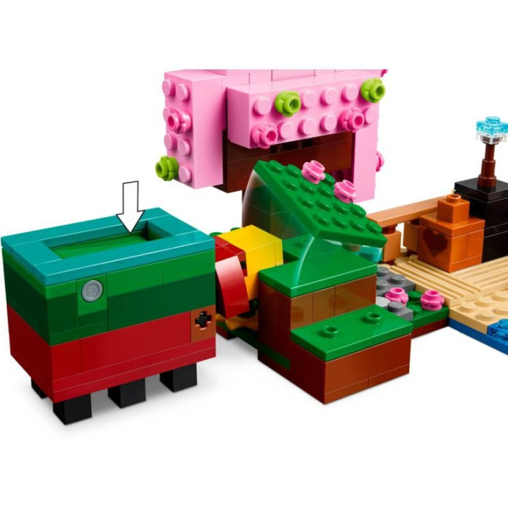 LEGO Minecraft - Zahrada s rozkvetlými třešněmi
