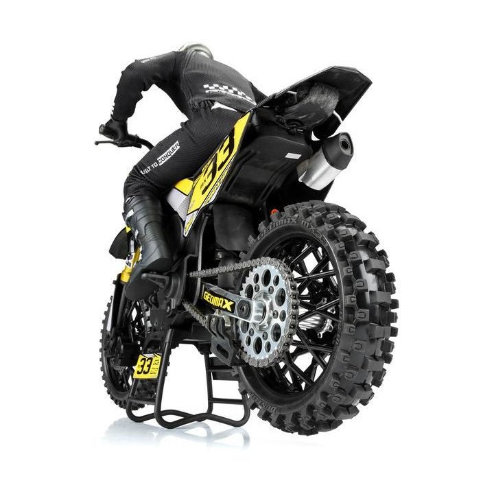 Pro-Line kolo s pneu Dunlop Geomax MX33 V2 Bead CR4 zadní, disk černý: PM-MX