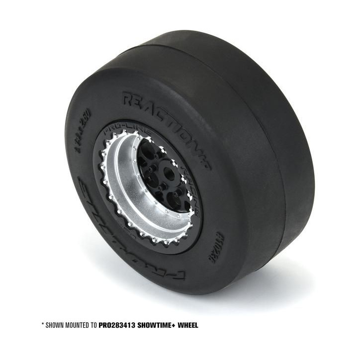 Pro-Line pneu Reaction HP No-Prep Drag Racing BELTED (2): Losi Mini No-Prep Drag