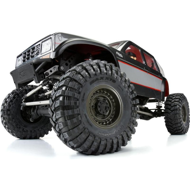 Pro-Line disk 2.9" Black Rhino Armory Gunmetal Aluminum Dual Offset (+5/+10): Axial SCX6