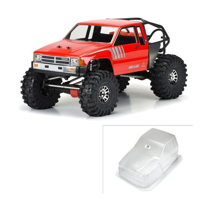 Pro-Line karosérie 1:6 1985 Toyota Hilux SR5 čirá: SCX6