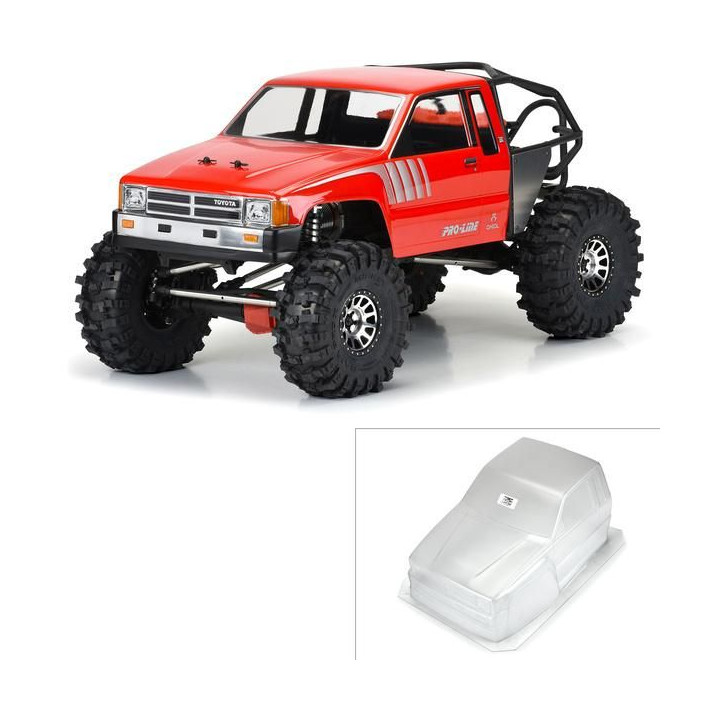 Pro-Line karosérie 1:6 1985 Toyota Hilux SR5 čirá: SCX6