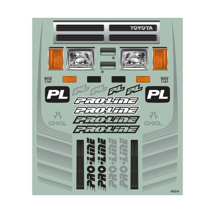 Pro-Line karosérie 1:6 1985 Toyota Hilux SR5 čirá: SCX6