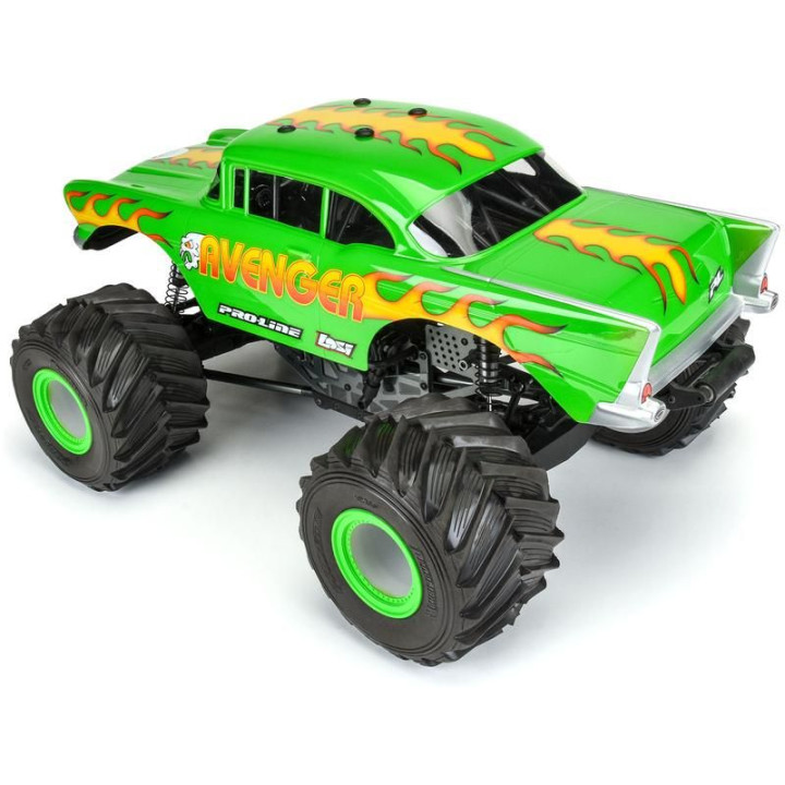 Pro-Line karosérie 1:8 Chevy Bel Air 1957 "Avenger Edition" čirá: Losi LMT