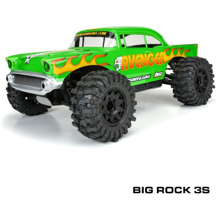 Pro-Line karosérie 1:8 Chevy Bel Air 1957 "Avenger Edition" čirá: Losi LMT