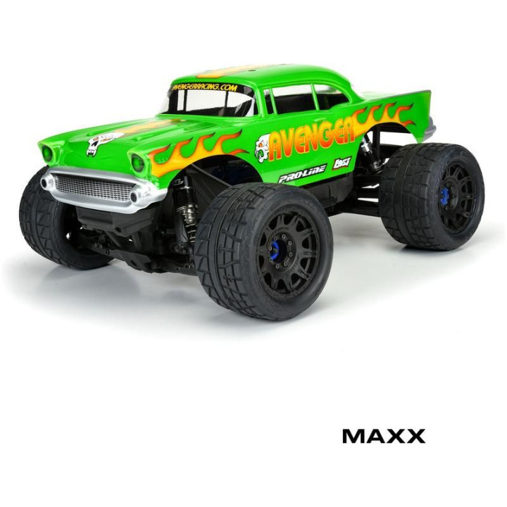 Pro-Line karosérie 1:8 Chevy Bel Air 1957 "Avenger Edition" čirá: Losi LMT