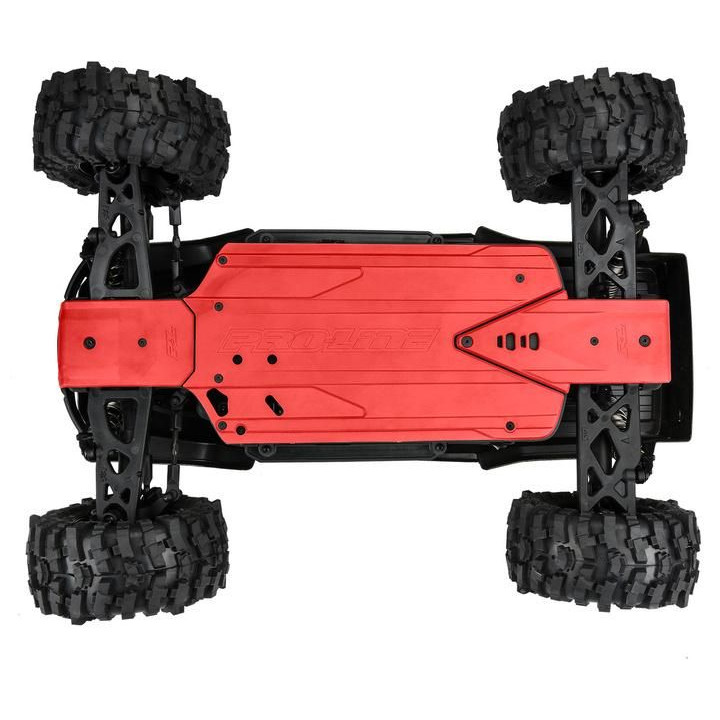 Pro-Line ochrana šasi Bash Armor červená: Arrma 3S delší rozvor