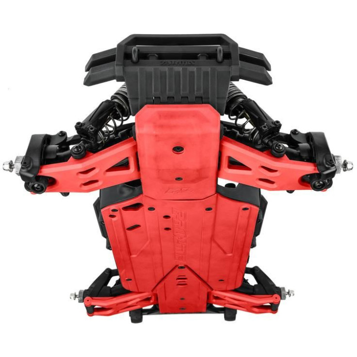 Pro-Line ramena přední Bash Armor červené: Arrma 3S