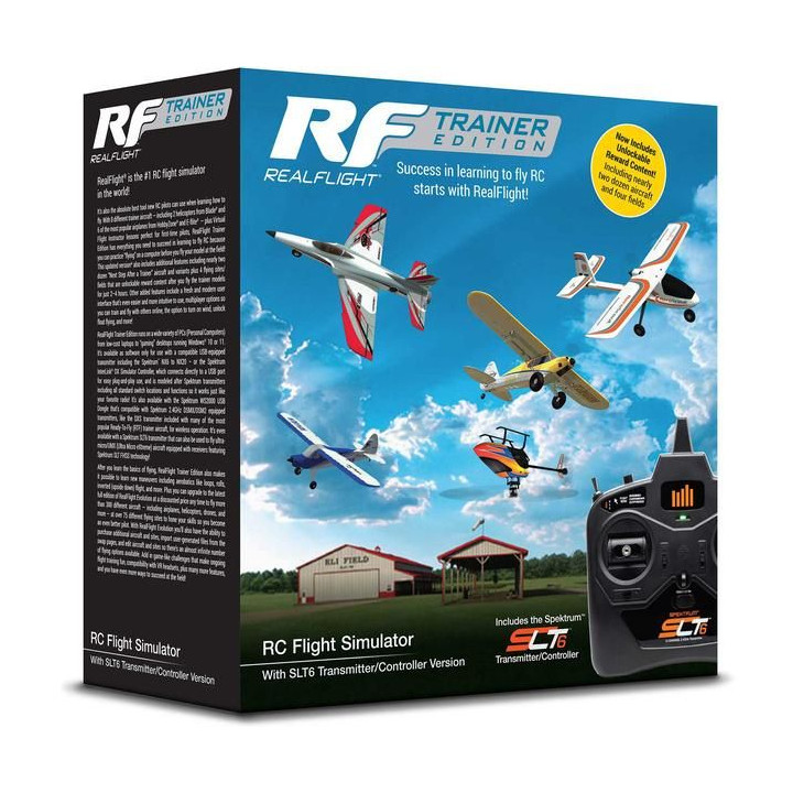 RealFlight Trainer Edition RC letecký simulátor, vysílač SLT6