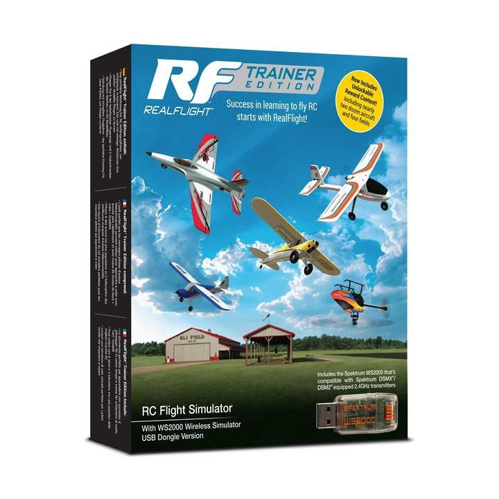 RealFlight Trainer Edition RC letecký simulátor, WS2000 bezdrátové USB rozhraní