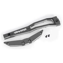 Traxxas přepážka šasi přední hliníková šedá