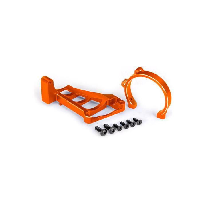 Traxxas držák motoru hliníkový oranžový