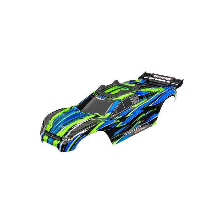 Traxxas karosérie Rustler 4X4 VXL zelená (bezsponková)