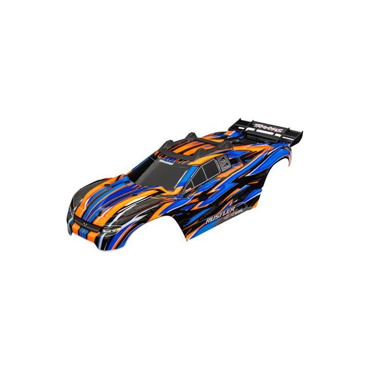 Traxxas karosérie Rustler 4X4 VXL oranžová (bezsponková)