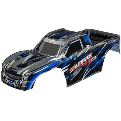 Traxxas karosérie Stampede 4X4 VXL modrá (bezsponková)
