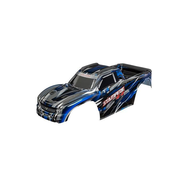 Traxxas karosérie Stampede 4X4 VXL modrá (bezsponková)