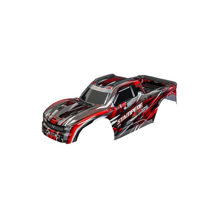 Traxxas karosérie Stampede 4X4 VXL červená (bezsponková)