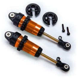 Traxxas tlumič GTR long oranžový PTFE TiN (2)