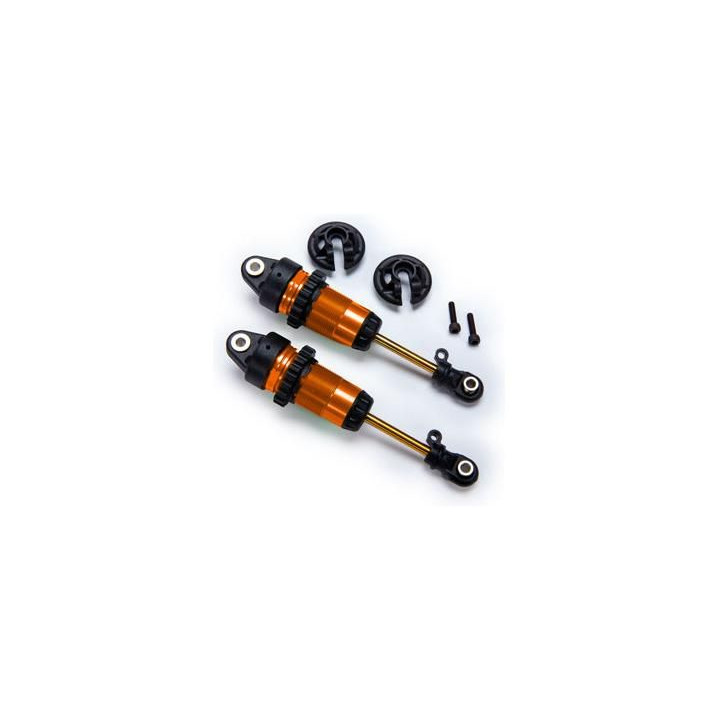 Traxxas tlumič GTR long oranžový PTFE TiN (2)
