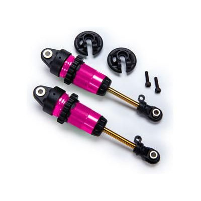 Traxxas tlumič GTR long růžový PTFE TiN (2)