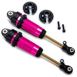 Traxxas tlumič GTR xx-long růžový PTFE TiN (2)