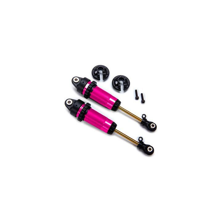 Traxxas tlumič GTR xx-long růžový PTFE TiN (2)