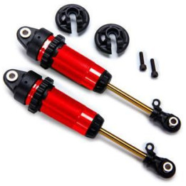 Traxxas tlumič GTR xx-long červený PTFE TiN (2)