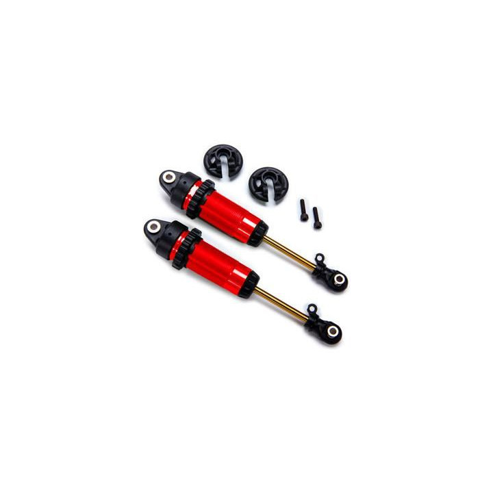 Traxxas tlumič GTR xx-long červený PTFE TiN (2)