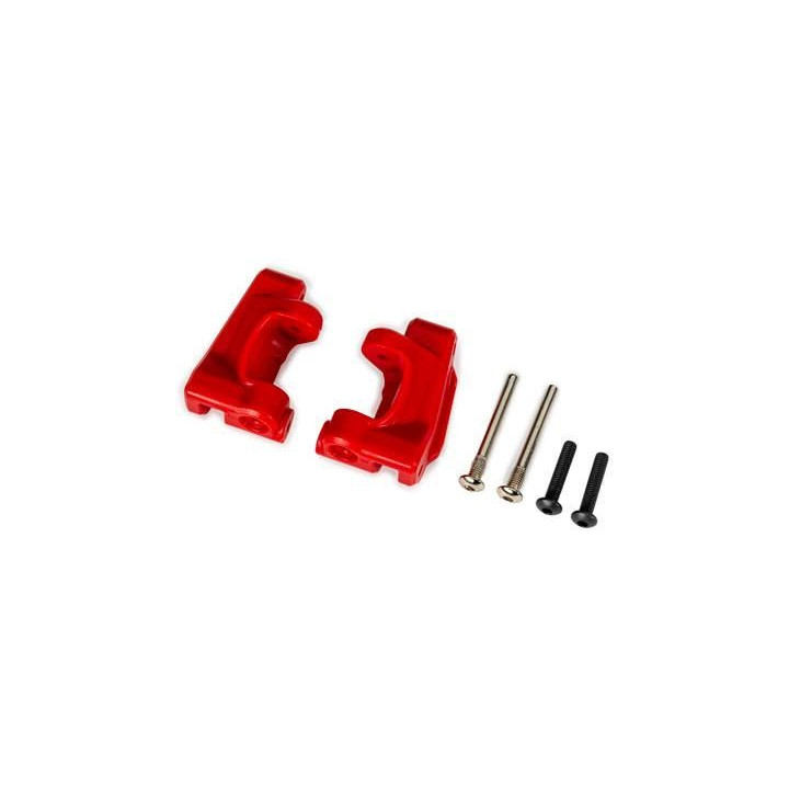 Traxxas závěs těhlice HD červený (pro NO9180, NO9181)