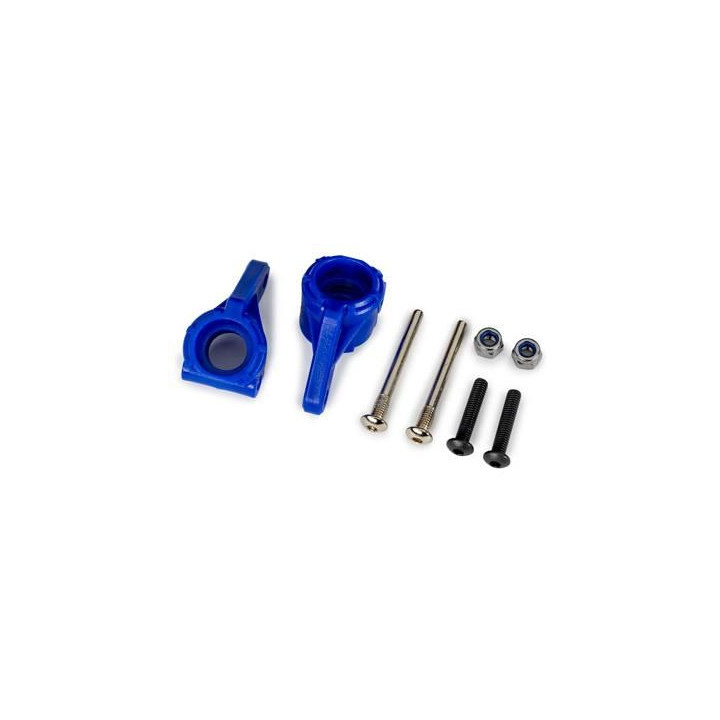 Traxxas těhlice přední HD modrá (pro NO9180, NO9181, NO9182)
