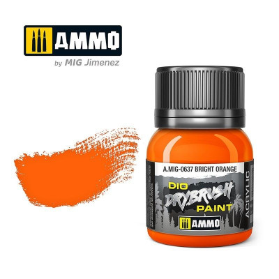 DRYBRUSH Bright Orange 40ml / A.MIG-0637