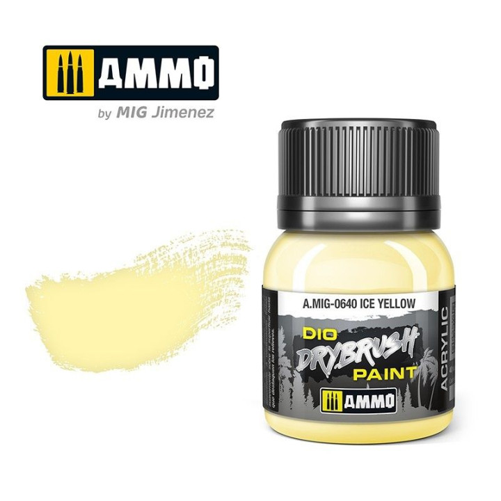 DRYBRUSH Ice Yellow 40ml / A.MIG-0640