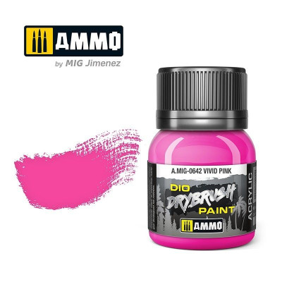 DRYBRUSH Vivid Pink 40ml / A.MIG-0642