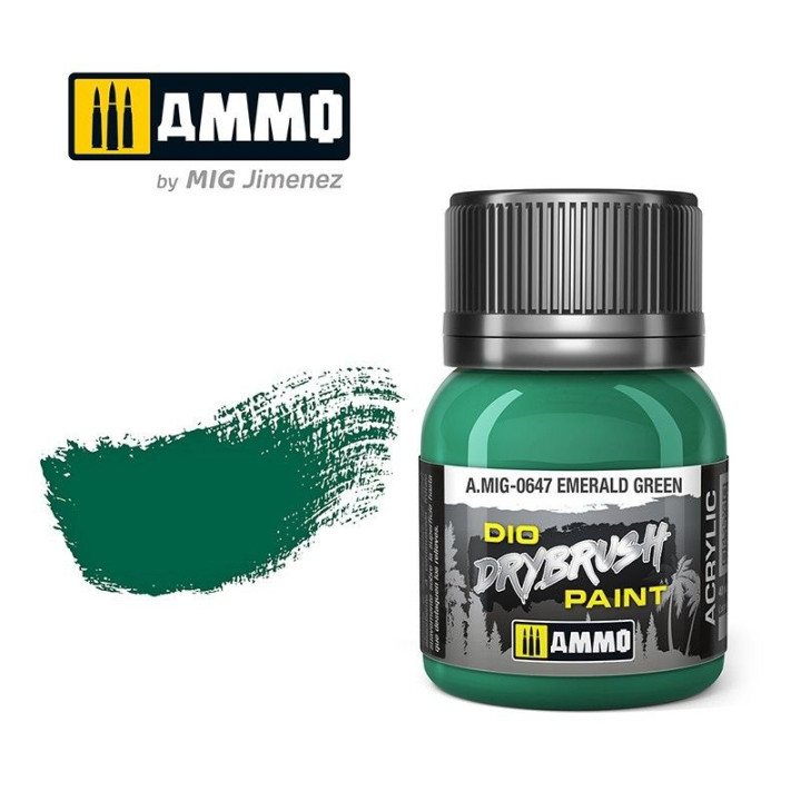 DRYBRUSH Emerald Green 40ml / A.MIG-0647