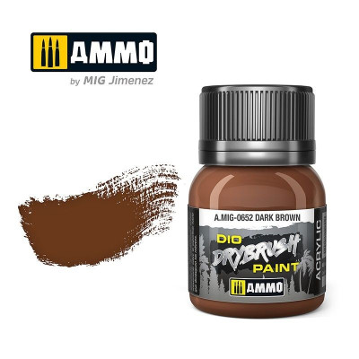 DRYBRUSH Dark Brown 40ml / A.MIG-0652