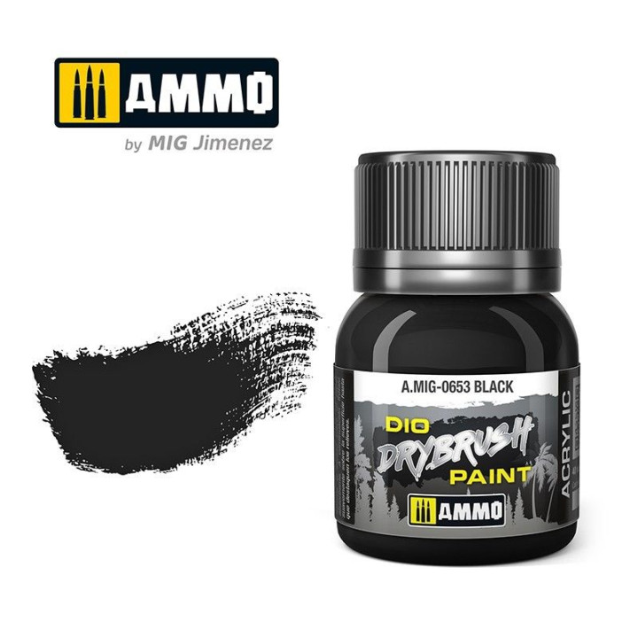 DRYBRUSH Black Brown 40ml / A.MIG-0653