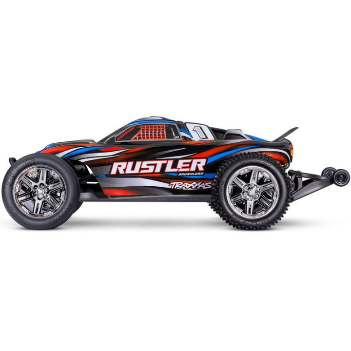 Traxxas Rustler 1:10 BL-2s RTR zelený