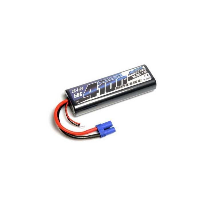 ANTIX by LRP 4100mAh - 7.4V - 50C LiPo Car Stickpack Hardcase - EC5 konektor