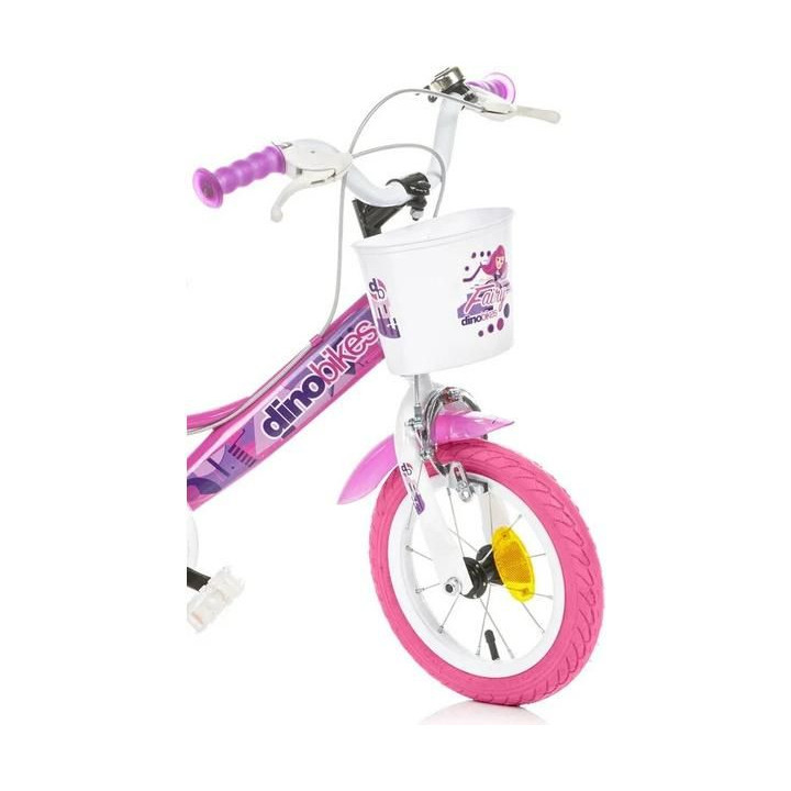 DINO Bikes - Dětské kolo 12" Fairy růžové